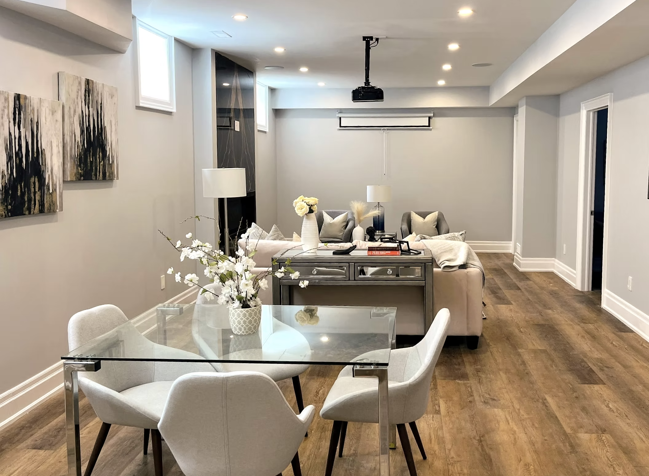 Basement Kitchen and Bar - alternate view